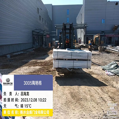 泄爆墙施工现场 泄爆墙施工现场